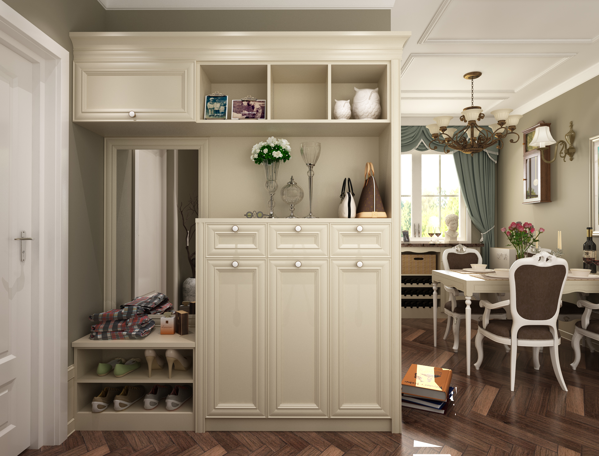 歐式全鋁鞋柜-01 歐式全鋁鞋柜-01